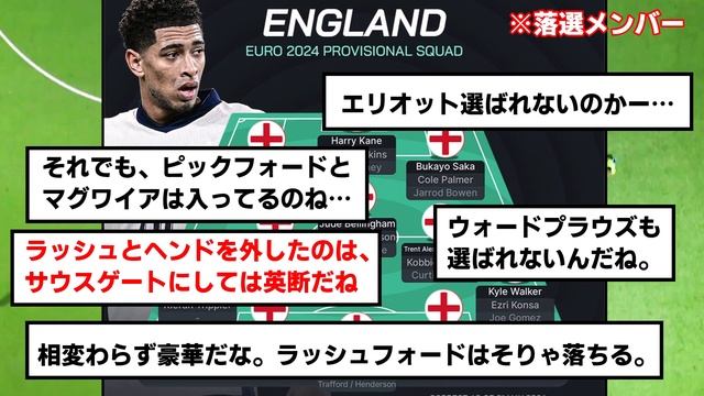 【歴代最強】イングランド代表、EUROに臨むメンバーがコチラです！！！ смотреть онлайн