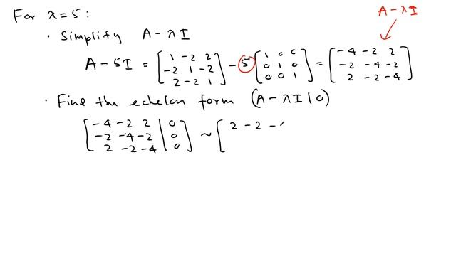 Finding Eigenvalues and Eigenvectors | 3 × 3 matrix | Linear Algebra смотреть онлайн