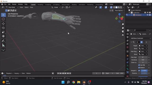 Inverse Kinematics In Blender In 3 Minutes - Blender Quick Tips [Eng] смотреть онлайн