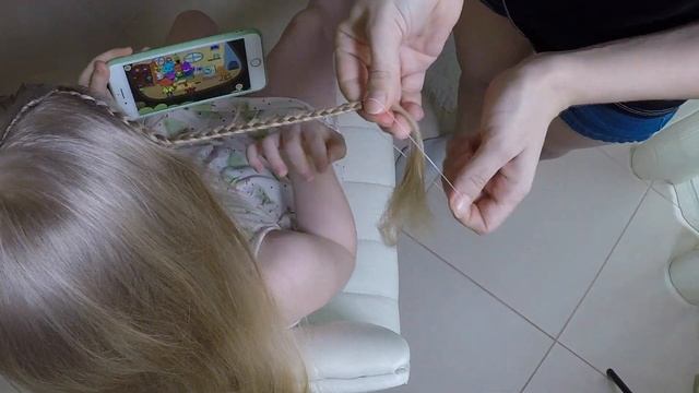 Прическа с шишечками | Прически для девочек смотреть онлайн