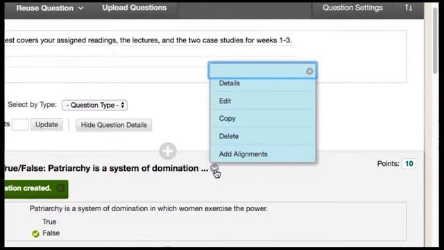 True and False Questions in Blackboard Learn смотреть онлайн