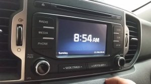 2017 To 2022 Kia Sportage SUV - How To Set the Time on the Clock - Adjust Hours, Minutes, Date