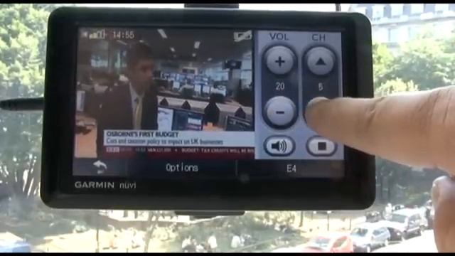 In-Car Digital Radio in the form of a Garmin 1490tv Sat Nav device смотреть онлайн