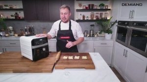 Четвертый выпуск кулинарной школы Demiand. Готовим хачапури из слоеного теста в аэрогриле.