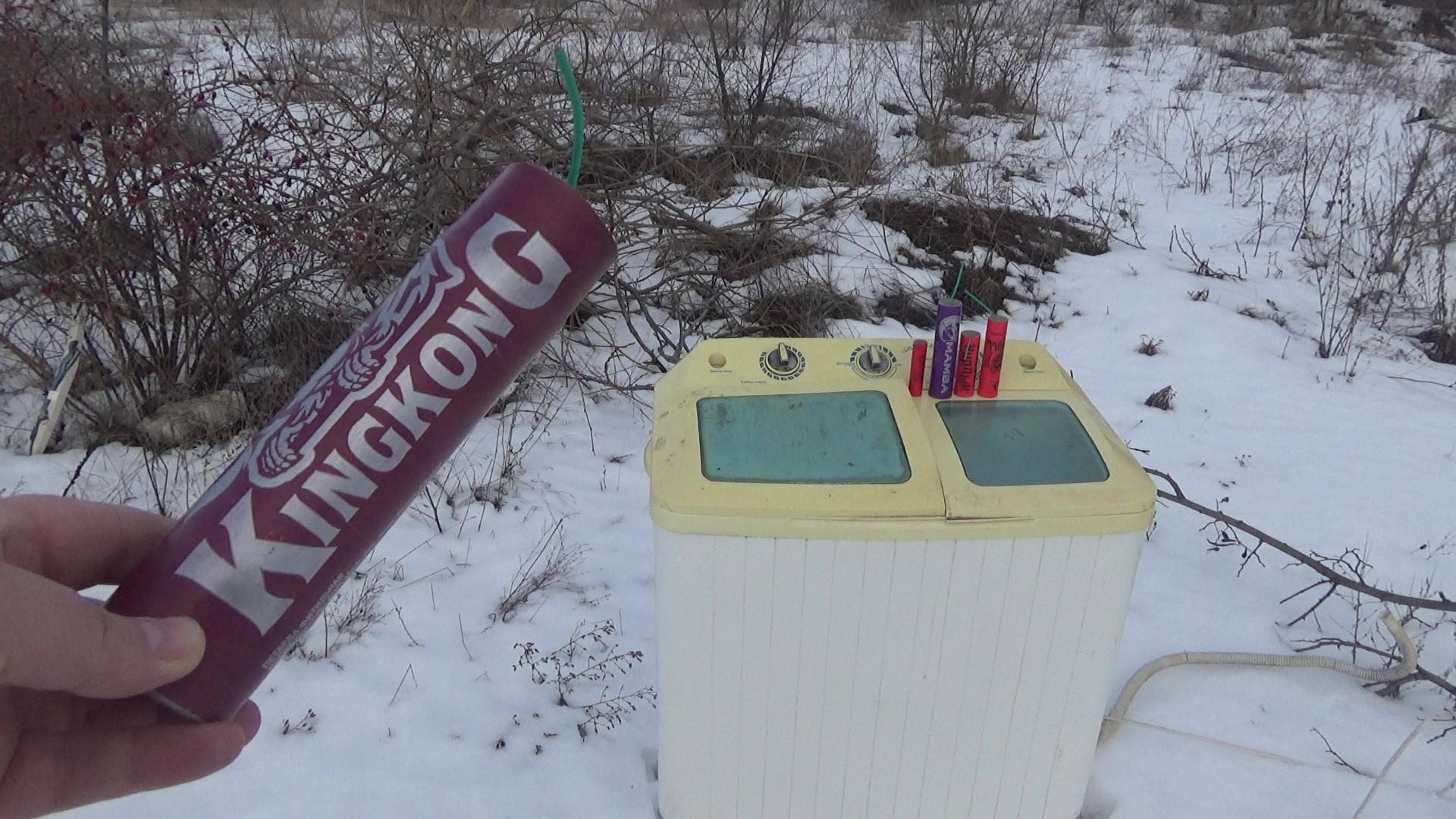 Что Сделает со СТИРАЛЬНОЙ МАШИНКОЙ топ СУПЕР МОЩНЫХ ПЕТАРД смотреть онлайн