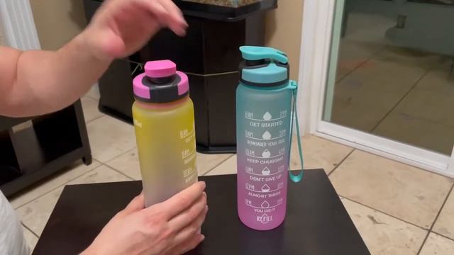 32oz Motivational Water Bottle Review | Perfect For Gym or Hiking | Amazon Water Bottle смотреть онлайн