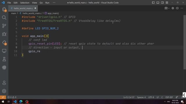 Getting Started with ESP32-IDF Led Blink смотреть онлайн