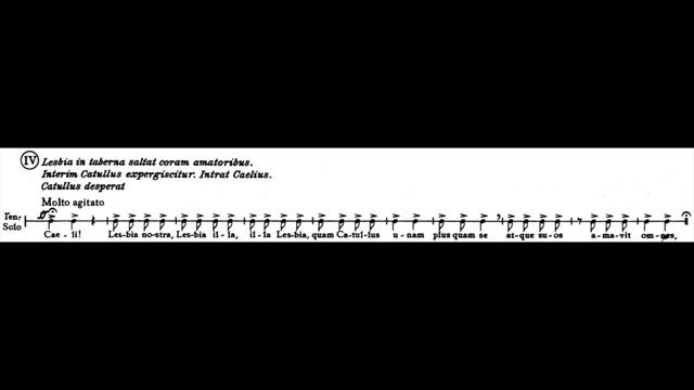 Carl Orff: Catulli Carmina (w. Score)