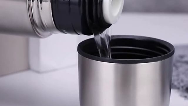 Stainless Steel Thermal Flask Water Bottle смотреть онлайн