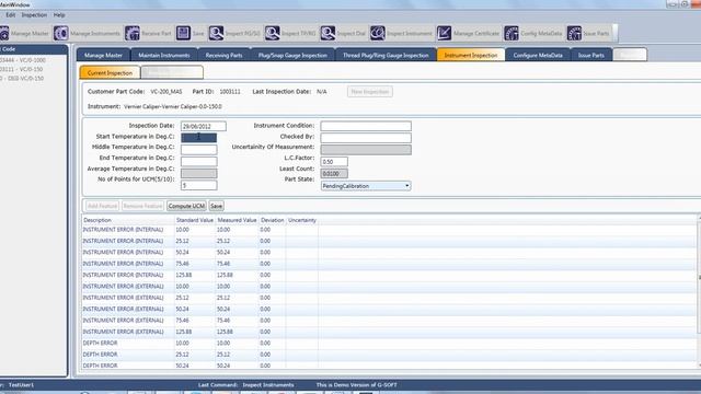 Gauge & Instrument Calibration Software (G-SOFT) Demo смотреть онлайн