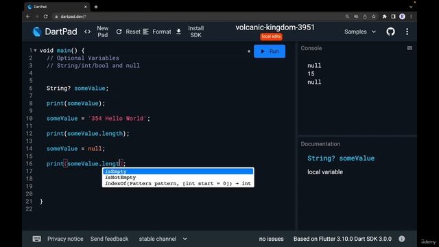 7. Optional Nullable Variables смотреть онлайн