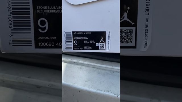 Air Jordan 12s (Indigo) Stone Blue Early Review смотреть онлайн