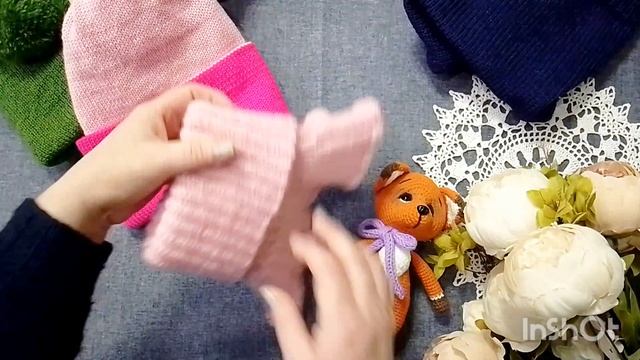 Вяжу на заказ. Комплект / лисенок. Три шапки / свитер детский / игрушки смотреть онлайн
