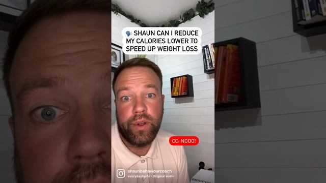 Lowering your calories further is a disaster waiting to happen смотреть онлайн