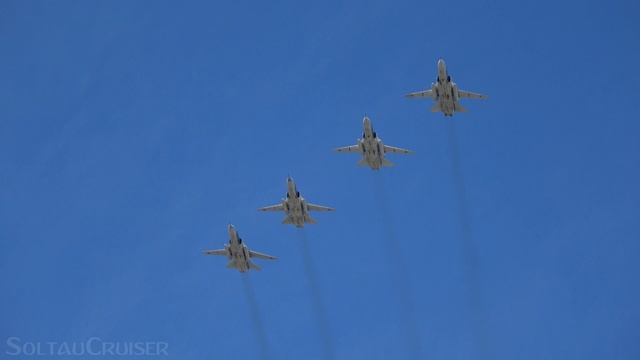 4K | Moscow Victory Day Air Parade (Su-57, Tu-95, MiG-29, Tu-160 and many more) смотреть онлайн