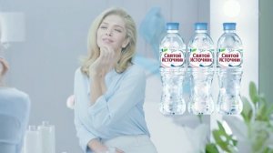 Реклама Святой источник - Вера Брежнева (3 бутылочки)