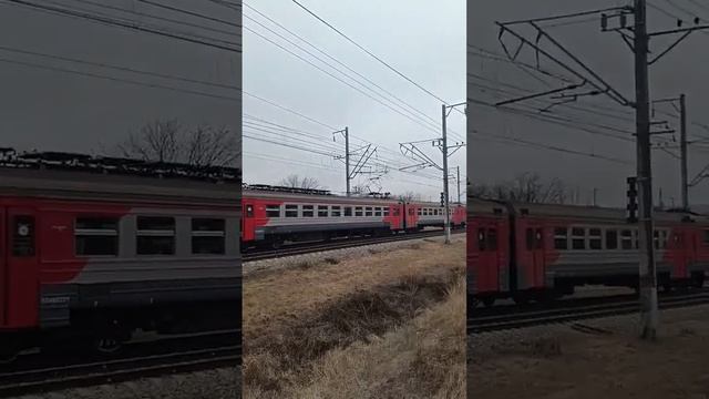 ЭД9М-0160 сообщением Кисловодск-Мин.Воды. 14.03.24 #ржд #жд #железнаядорога смотреть онлайн