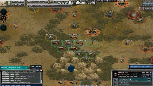 Friendly Attack  In Sector  250 (King-Lebanon) vs  (Hero)   Dany and Amr