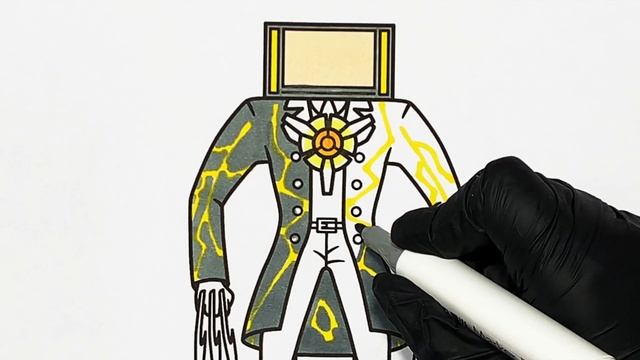 COLORING TITAN TV MAN 2 0 Skibidi Toilet / Easy Drawing смотреть онлайн