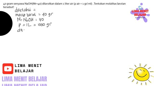 sifat koligatif (soal 1) kimia kelas 12 смотреть онлайн