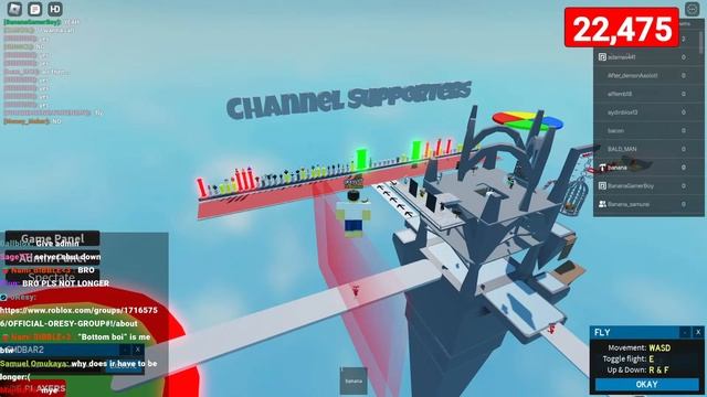 beat my obby WITHOUT jumping for 1,000 robux... смотреть онлайн