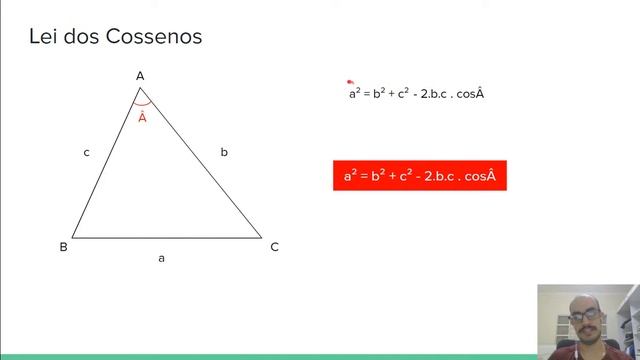 Aula de Matemática - Lei dos Senos e dos Cossenos - Leonardo смотреть онлайн