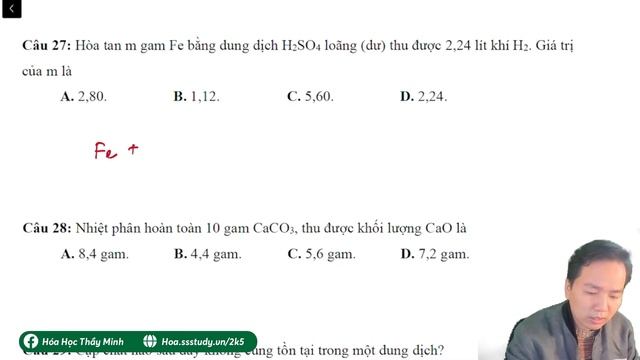 [ Hóa 11 ] Chinh phục đề thi học kì 1 Hóa 11 chi tiết nhất đề số 01 смотреть онлайн