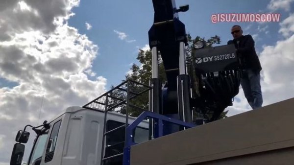 Обзор Isuzu Giga CYZ52Q С 12т КМУ DY 2725LB @isuzumoscow