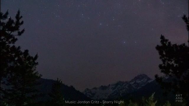 Таймлапс Млечного пути над горой София, Архыз, июнь 2022 смотреть онлайн