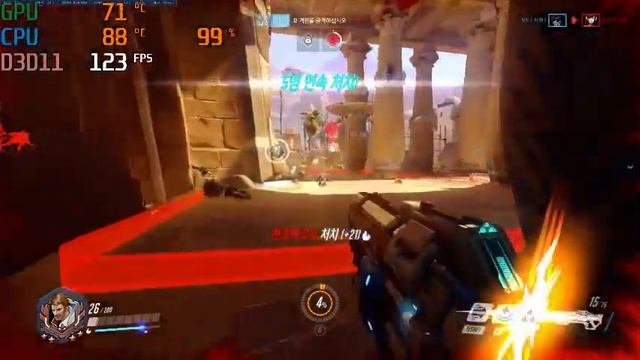 ASUS GTX 1050 2G Overwatch FRAE TEST смотреть онлайн