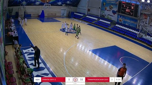Тринта 2 - Тимирязевская 1 (Юноши 2011, Первенство Москвы, 13.11.2021) смотреть онлайн
