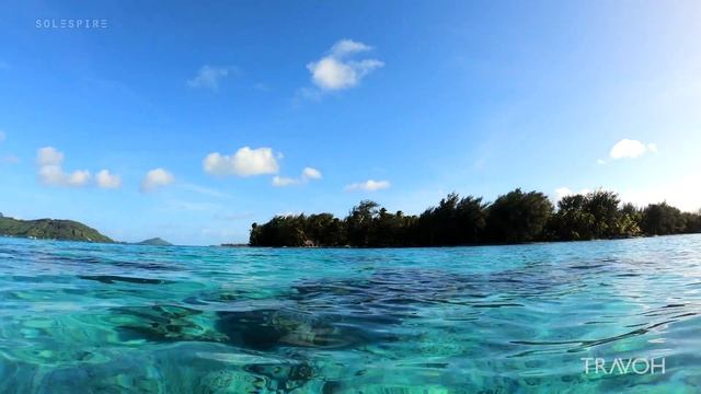 Tropical Private Island Paradise | Ocean | Motu Tane | Bora Bora, French Polynesia 🇵🇫 | 4K Travel