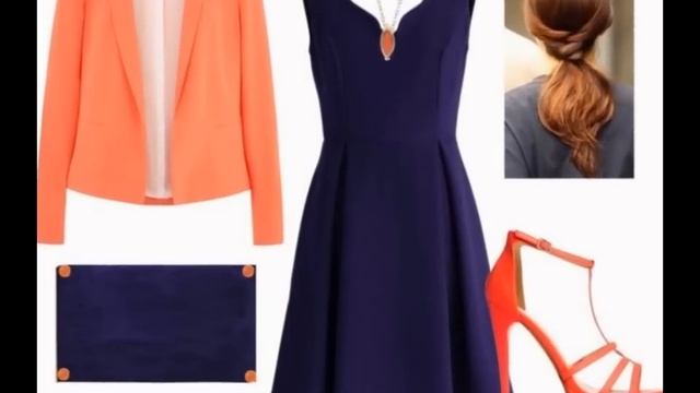 como combinar un vestido azul oscuro смотреть онлайн