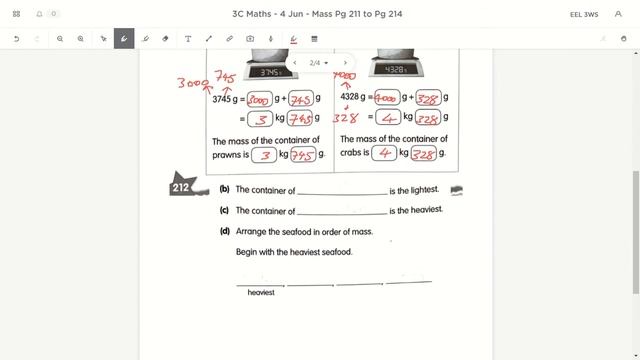 5 Jun - Answers for Mass Pg 211 to Pg 214 смотреть онлайн