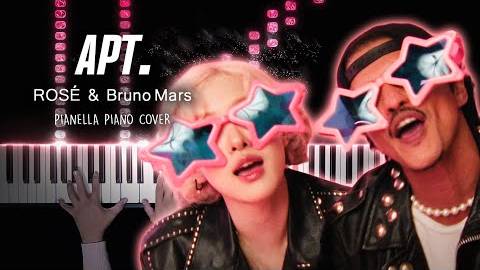 ROSÉ & Bruno Mars - APT. - Piano Cover by Pianella Piano смотреть онлайн
