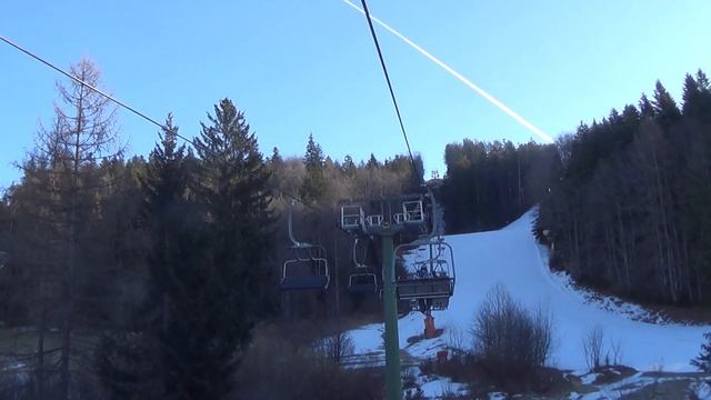 Risalita integrale seggiovia Leitner "Bertoldi - Tablat" - Lavarone (TN) / Chairlift / Sessellift смотреть онлайн