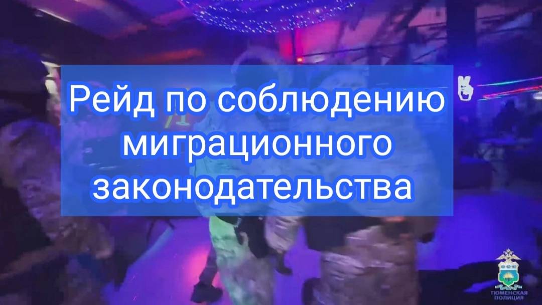 При проверке ночных заведений Тюмени полицейские выявили 12 нарушителей миграционных правил смотреть онлайн