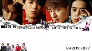 OST  Сад падающих звёзд/FOR YOU - F4 _ METEOR GARDEN 2018 OST [EASY LYRICS]