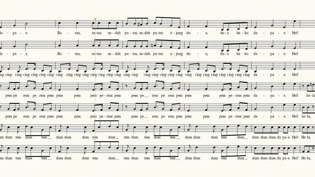 Hela Rotan - Soprano 1 - Original tempo (piano) by ACM coro смотреть онлайн