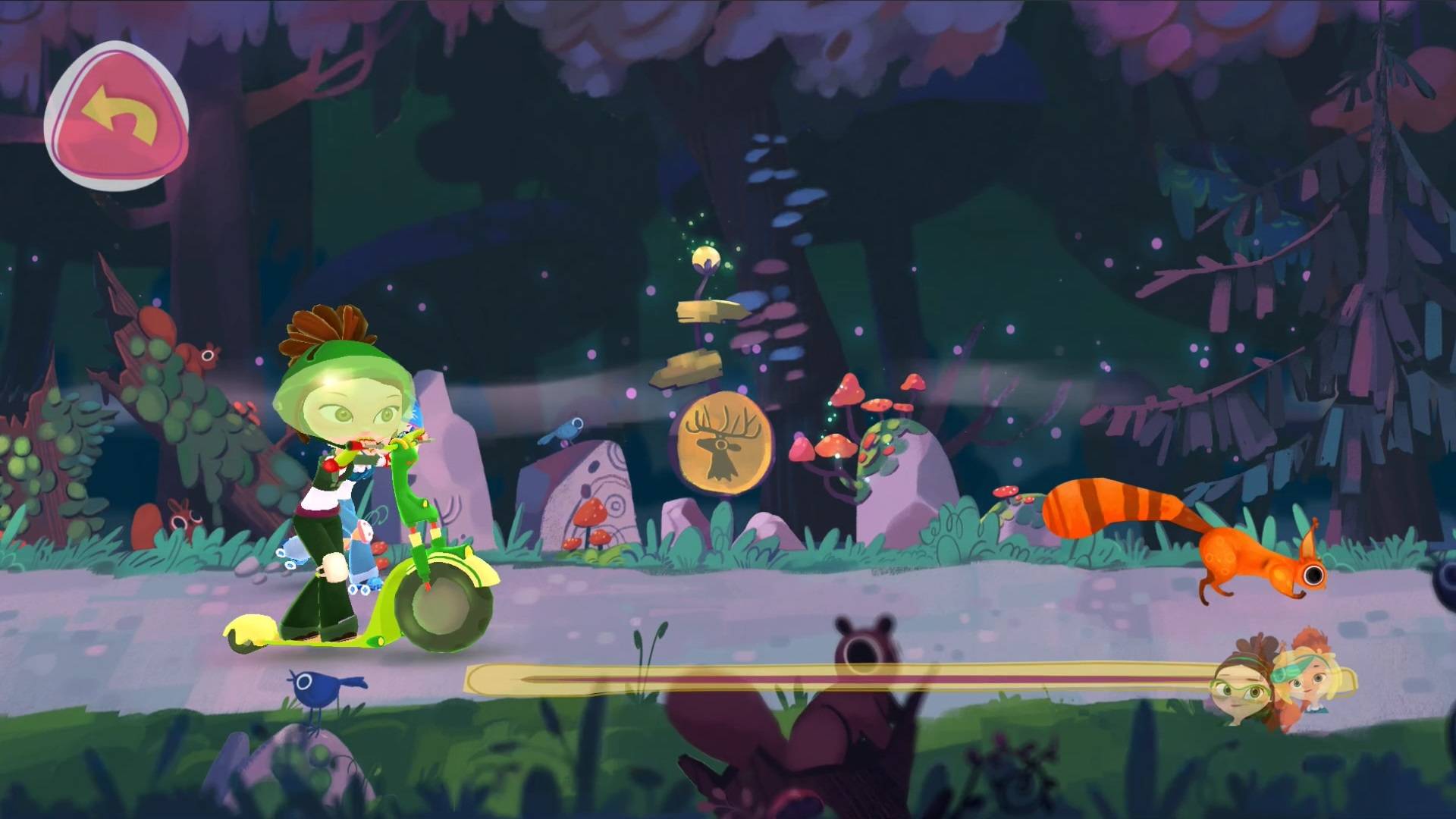 Волшебницы Маша и Снежка спасают белочку и курочку | Мультфильм Догонялки для детей смотреть онлайн