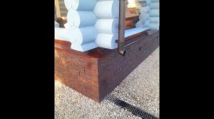 Монтаж мягкой отмостки и утепленного цоколя