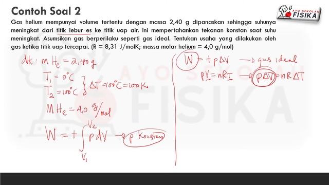 PENGERTIAN TERMODINAMIKA, USAHA OLEH GAS DAN PADA GAS: MATERI KELAS XI смотреть онлайн