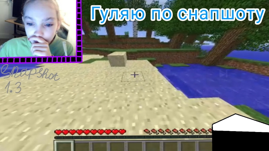 Гуляю по старому снапшоту в майнкрафте стрим