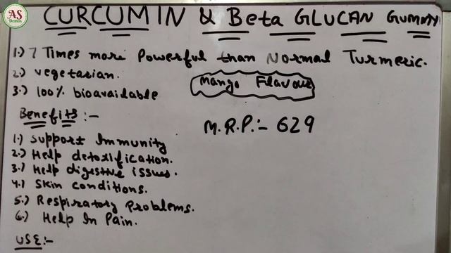 Curcumin & Beta Glucan Gummy के क्या Benefits हैं | Curcumin & Beta-Glucan to Support Your Immunity смотреть онлайн