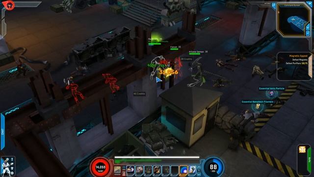 Marvel Heroes Colossus vs Magnito Красный терминал смотреть онлайн