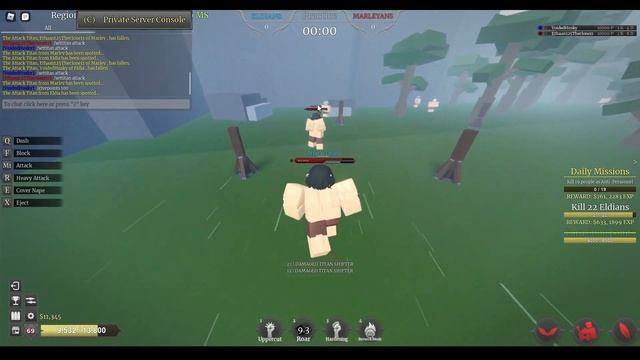 Attack Titan Showcase (ROBLOX: Titan Warfare)