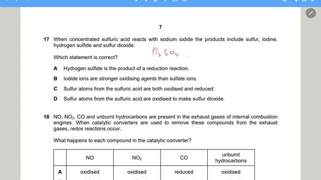 AS-Level Chemistry: Feb/March 2021 Paper 12 смотреть онлайн