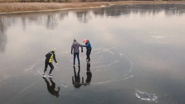 ПЕРВЫЙ ЛЕД 2018. МИНУТА СЧАСТЬЯ. Dji Spark смотреть онлайн