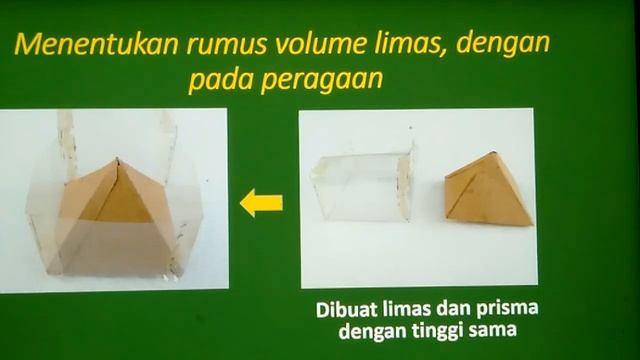 #limas Menemukan rumus volume limas memanfaatkan sampah dan kacang hijau - Matematika kelas 8 смотреть онлайн