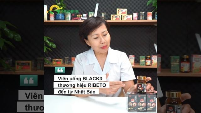 Viên uống tỏi đen Black 3 Ribeto Nhật Bản Tăng cường sức khỏe - Phòng ngừa b.ệnh tật - 60 viên смотреть онлайн